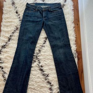 Citizens Of Humanity By Jerome Dahan Womens Kelly #001 Low Waist Bootcut Blue